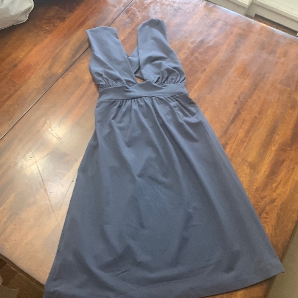 Susana Monaco Grey XS Crossback Dress